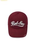  Mũ Lưỡi Trai MLB Varsity Vintage Cursive Damaged Unstructured Ball Cap BOS Wine 3ACPV015N-43WIS 