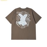  Áo Phông ADLV Doodle Rabbit Short Sleeve T-Shirt Nâu 