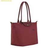  Túi Tote Longchamp Le Pliage Green L Tote bag Pomegranate Grenade - Recycled canvas 
