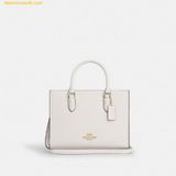  Túi Tote Vông COACH Maggie Small Tote Bag Chalk CY668 