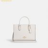 Túi Tote Vông COACH Maggie Small Tote Bag Chalk CY668