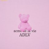  Áo Phông ADLV Fuzzy Bear Short Sleeve T-Shirt Hồng 