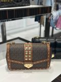  Túi Đeo Chéo Michael Kors Soho Large Studded Signature Logo Shoulder Bag Brown 35S6G1SL3B 