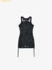  Đầm Ôm Bad Blood Lion Patch Tank Mini Dress - Washed Black w-drs25-007 