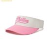 Mũ Nửa Đầu MLB Varsity Basic Cursive Lettering Contrast Sun Cap PHI (Pink)