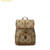  Balo MLB Dia Monogram Mini Backpack New Boston Red Sox Beige 7ABKMD45N-43BGS 
