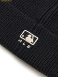  Mũ Len MLB Varsity Culsive Mid Beanie NY (Black) 3ABNVM146-50BKS 