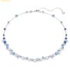  Dây Chuyền Swarovski Constella necklace Mixed cuts, Blue, Rhodium plated 5732255 