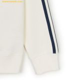  Áo Sweater MLB Sportive Varsity Overfit Track Man-to-Man 3AMTV1044-50CRS Màu Trắng 