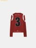 Áo Polo Tay Dài BADBLOOD Saint Blood Rugby Shirt Slim Fit - Red w-tee25-037