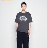  Áo Phông ADLV Universe Logo Short Sleeve T-Shirt Đen Xám 