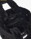  Túi Tote MLB Wms Basic Fur Fleece Tote Bag New York Yankees 3AORS0526-50BKS Màu Đen 