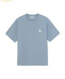  Áo Phông MLB Basic Small Logo Semi-Oversized Short Sleeve T-shirt LA Dodgers L.Sky Blue 3ATSB8063-07SBL 