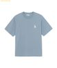  Áo Phông MLB Basic Small Logo Semi-Oversized Short Sleeve T-shirt LA Dodgers L.Sky Blue 3ATSB8063-07SBL 