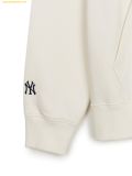  Áo Hoodie MLB Varsity Color Buckle Graphic Fleece Hoodie NY (Cream) 3AHDV0746-50CRS 