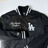  Áo Khoác Bomber New Era MLB Varsity Jacket – Los Angeles Dodgers Đen 