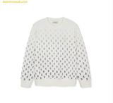  Áo Sweater MLB Classic Monogram Gradient Overfit Man-to-Man 3AMTM0744-43CRS - Trắng 