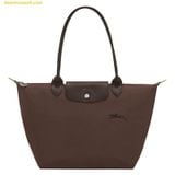  Túi Xách Longchamp Le Pliage Green M Tote bag Mocha 