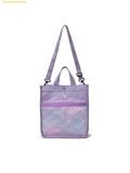  Balo Kèm Túi Tote MLB Aurora Monogram Backpack Set NY L.Lavender 7FBKM015N-50LDL 