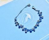  Lắc Tay Swarovski Constella bracelet Mixed cuts, Blue, Rhodium plated - 5722479 