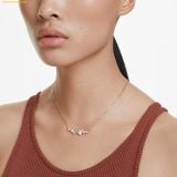  Dây Chuyền Swarovski Constella necklace Crystal pearl, Round cuts, White, Rose gold-tone plated 5729504 