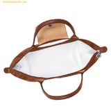  Túi Tote Longchamp Le Pliage Green M Tote Bag Cognac - Recycled canvas 