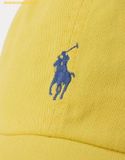  Mũ Lưỡi Trai Polo Ralph Lauren The Iconic Cotton Chino Ball Cap Collegiate Yellow 