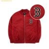 Áo Khoác gió MLB Basic Padded Baseball Jumper B (Wine) 3AJPB0124-43WIS Đỏ