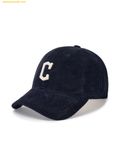  Mũ Lưỡi Trai MLB Cleveland Guardians Corduroy Unstructured Ball Cap 3ACPWC156-45NYS Đen (Nhung Tâm) 