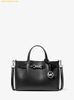  Túi Xách Michael Kors Carson Medium Pebbled Leather Satchel - Black 