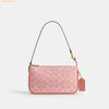 Túi Đeo Vai Coach Plaza Bag In Signature Canvas Brass Melon Pink