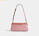  Túi Đeo Vai COACH Jet Shoulder Bag In Signature Canvas Melon Pink CBA83 