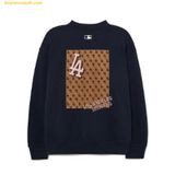  Áo Sweat MLB Monotiv Monogram Overfit Man-to-Man LA (D.Navy) 3AMTM0934-07NYD 