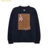  Áo Sweat MLB Monotiv Monogram Overfit Man-to-Man LA (D.Navy) 3AMTM0934-07NYD 