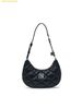 Túi Đeo Vai MLB Basic Quilted PU Hobo Bag New York Yankees 3ABQBQ16N-50BKS