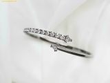  Vòng Tay, Lắc Tay Swarovski Sublima bangle White, Ruthenium plated S 5723170 