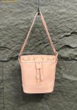  Túi Đeo Chéo MLB Argyle Monogram New York Yankees Bucket Bag Hồng 