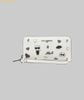  Ví Dài KARL LAGERFELD Large Zip Wallet With Pins 19 White 