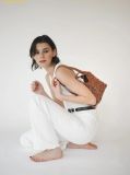  Túi Đeo Chéo VERAFIED Caramel Woven Basket Bag Caramel 