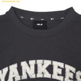  Áo Tay Dài MLB Varsity Graphic Long Sleeve T-Shirt NY (Charcoal Grey) 3ATSV0134-50CGS Đen 