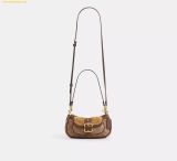  Túi Đeo Vai Coach Ashton Mini Shoulder Bag In Signature Canvas Vintage Brown CDB13 
