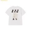 Áo Phông ADLV Woman Fuzzy Font Dragon Short Sleeve T-Shirt Trắng Kem