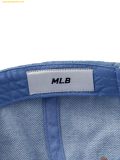  Mũ Lưỡi Trai MLB Damaged Washed Denim Unstructured Ball Cap NY (L.Blue) 3ACPVD34N-50BLL 
