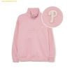  Áo Sweat MLB Basic Small Logo Half Zip-Up Fleece Overfit Man-to-Man PHI (L.Pink) 3AMTB1536-10PKL Hồng Nhạt 