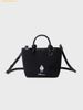 Túi Đeo Chéo WHOAU Canvas 2-way Tote Bag Màu Đen
