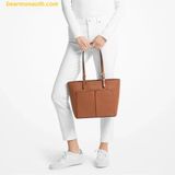  Túi Tote Michael Kors Jet Set Medium Pocket Tote Bag 35F3GTVT8B Nâu 