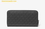  Ví Cầm Tay Michael Kors Cooper Logo Zip-Around Wallet Màu Đen Logo 