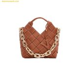  Túi Đeo Chéo VERAFIED Caramel Woven Basket Bag Caramel 