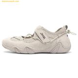  Giày Bệt Nữ Jeep Outdoor Shoes Grey PX241WAS932 W0014 - Gray 