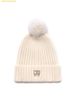  Mũ Len MLB Daily Pom Pom Beanie New York Yankees 3ABNB1556-50CRD Trắng 